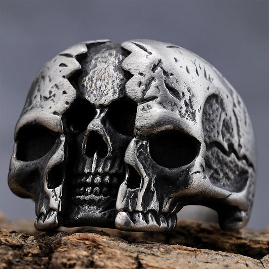Twin Skull Ring