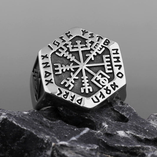 Viking Compass Ring