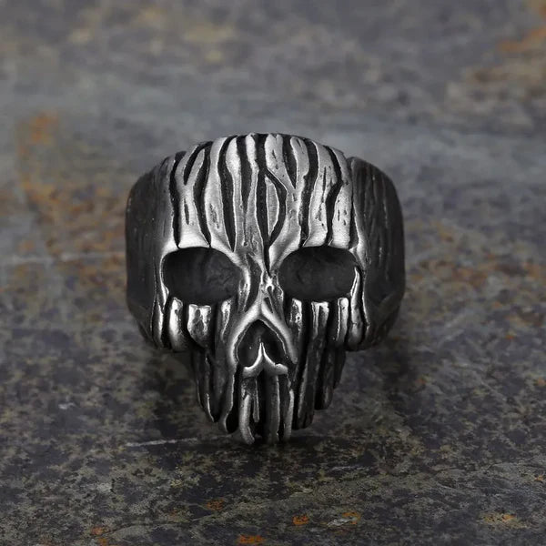 Worn Skull Ring