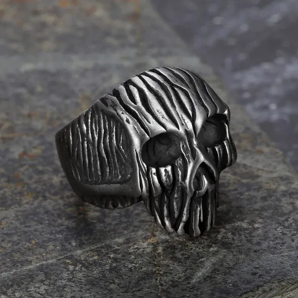 Worn Skull Ring