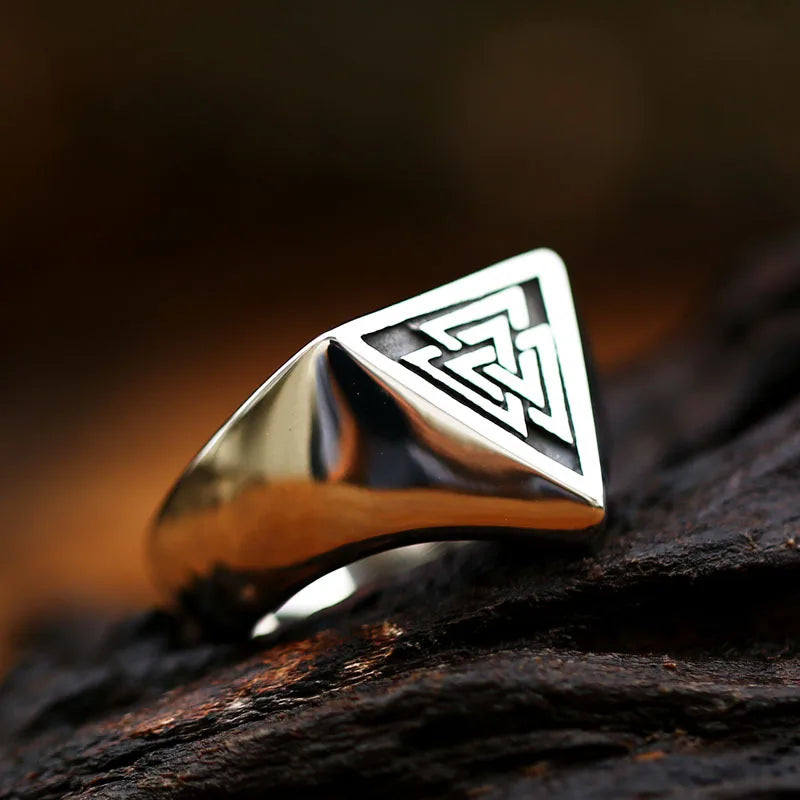 Viking Valknut Ring