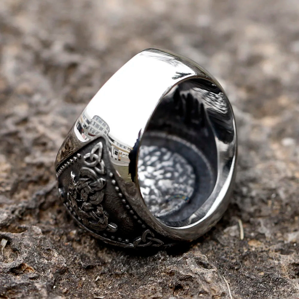 Runic Wolf Ring