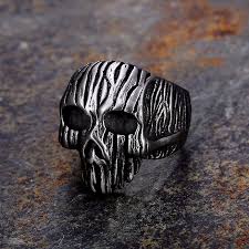 Worn Skull Ring