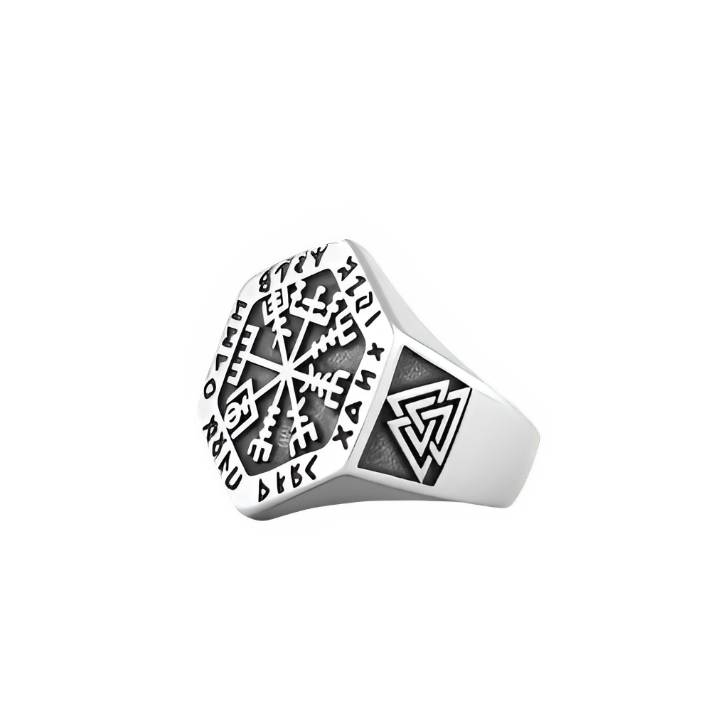 Viking Compass Ring