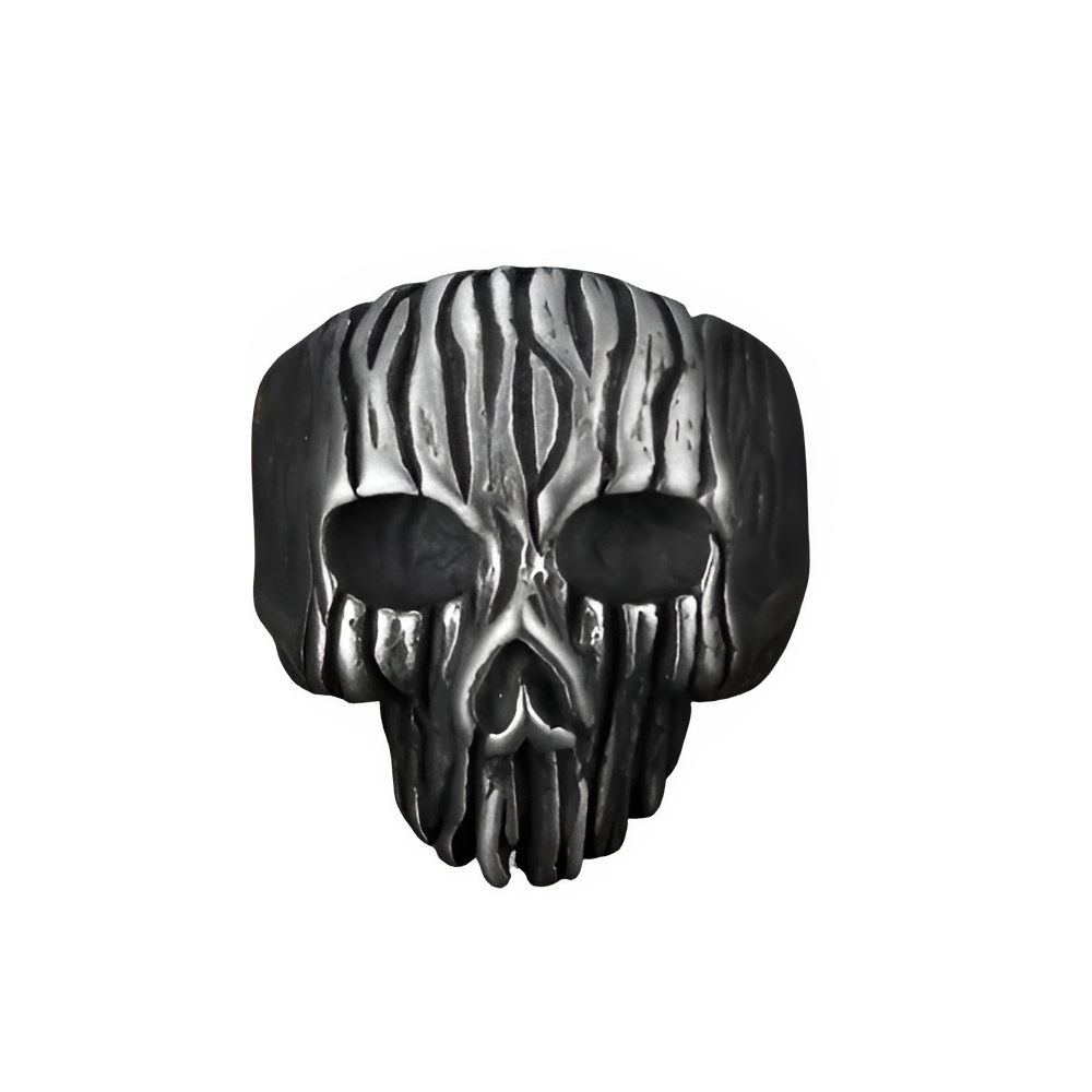 Worn Skull Ring